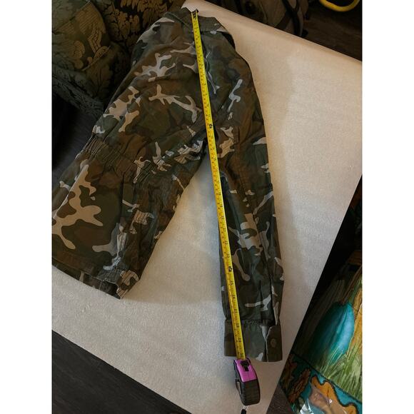 Love Tree Camouflage Jacket S Green/Brown Y2K Cabincore Fisherman Gorpcore Print - Picture 10 of 13